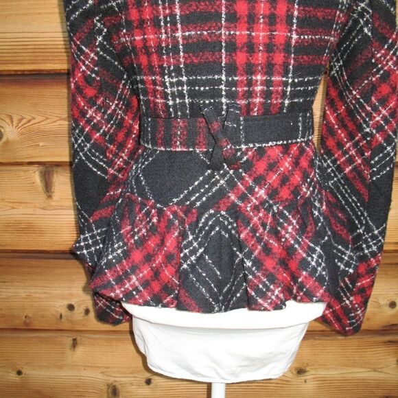 NWT Boston Proper Black Plaid  Jacket - Picture 6 of 8